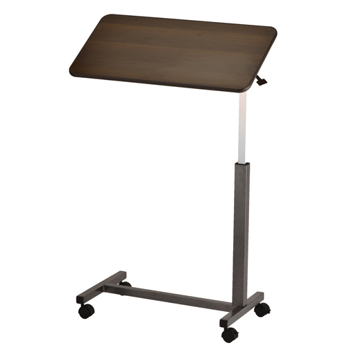 tilting overbed table with wheels