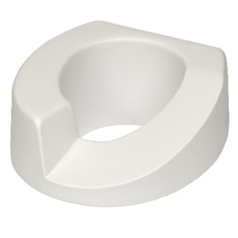 Elevated toilet seat with arms and lock-on bracket