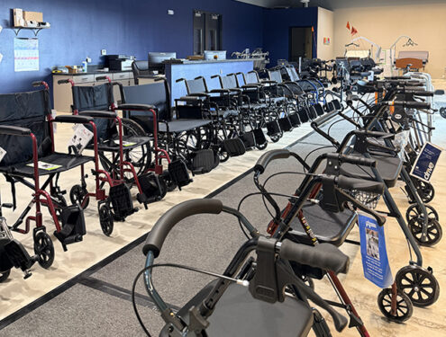 Boise-Showroom-Interior-01 Bellevue Healthcare Boise Showroom - Wheelchairs Rollators