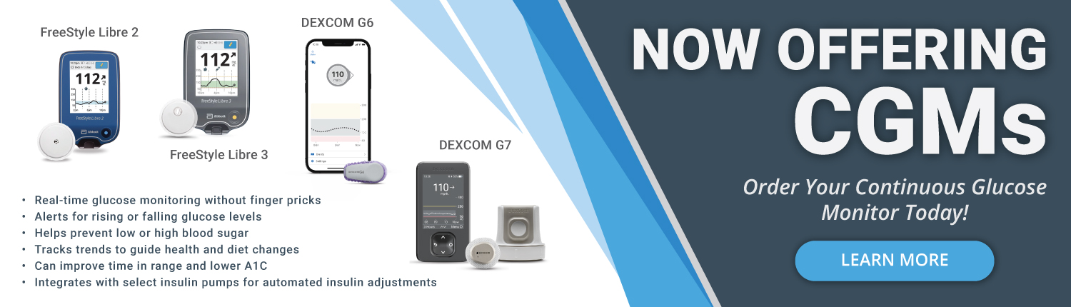 Continuous Glucose Monitors Banner