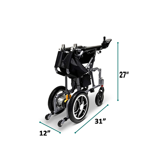 ComfyGO X-7 Ultra-Lightweight Dual Battery Power Wheelchair - Image 6