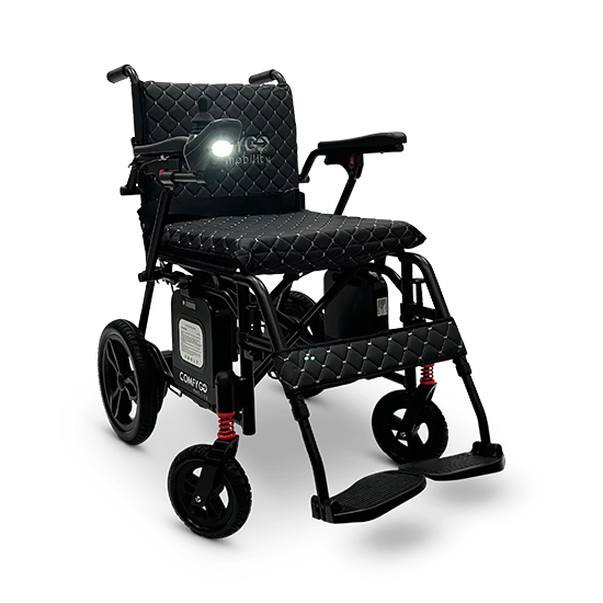 ComfyGO X-7 Ultra-Lightweight Dual Battery Power Wheelchair - Image 9