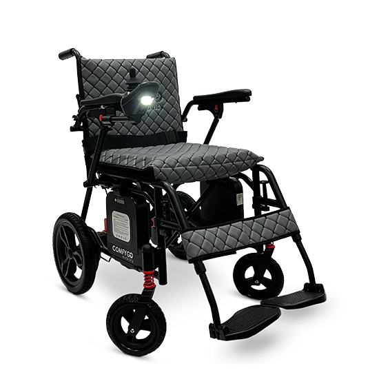 ComfyGO X-7 Ultra-Lightweight Dual Battery Power Wheelchair - Image 10