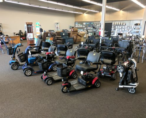 Power Mobility Scooters at Bellevue Healthcare Moscow