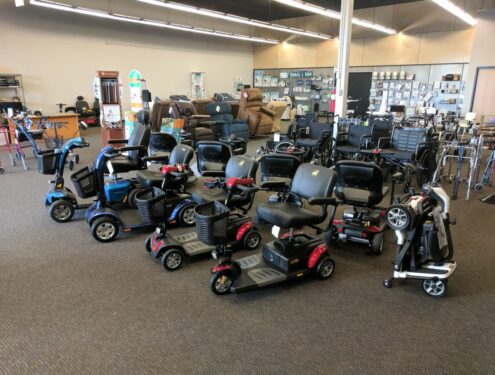 Power Mobility Scooters at Bellevue Healthcare Moscow