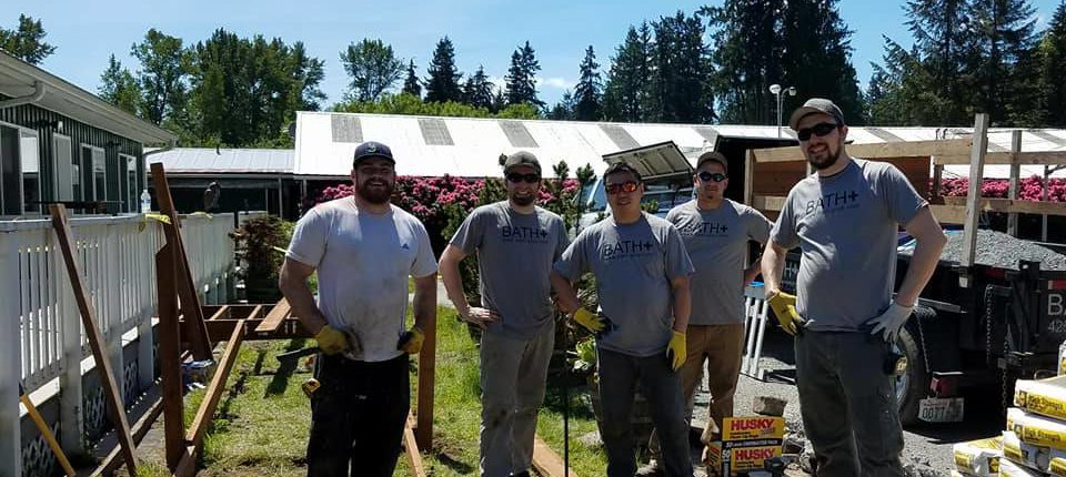 Bellevue Healthcare & Bath+ volunteers at Rampathon 2017