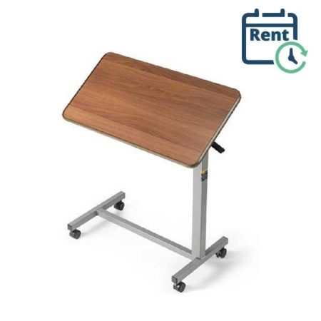 Tilt-Top Overbed Table- Bedroom aids - bedside tables, bed rails, safety rails, wedges, cushions, overlays, and more for a safer and more comfortable bedroom