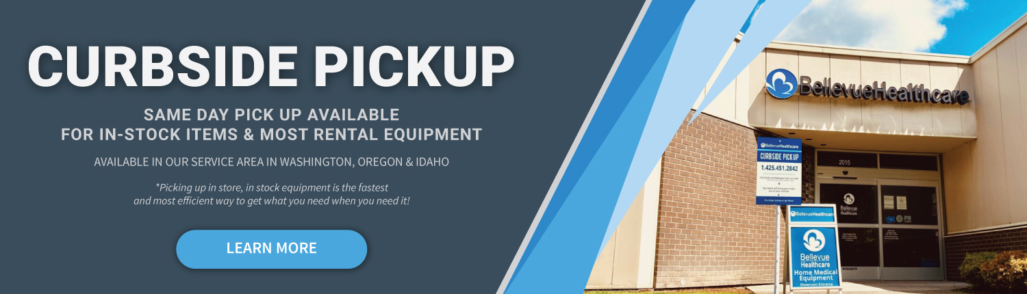 Bellevue Healthcare Curbside Pickup Banner