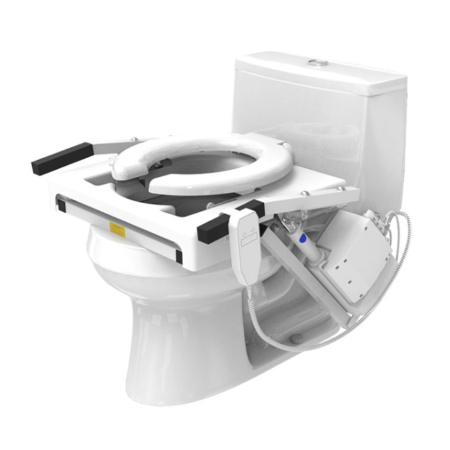 EZ-Access TILT Incline Lift Raised Toilet Seat