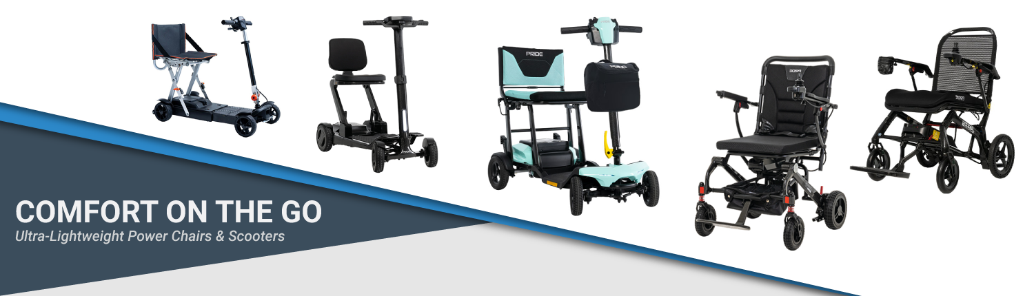 Ultralight Power Chairs & Scooters Banner